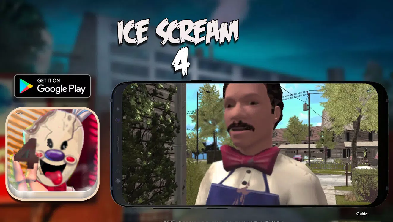 JOGANDO O NOVO JOGO DO SORVETEIRO DO MAL! - INCRÍVEL JOGO! - Ice Scream 4 ( JOGO DE TERROR) 