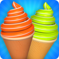 Ice Cream Machine & Cone Factory Simulator Game