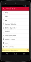 House Grocery List تصوير الشاشة 1