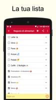 2 Schermata Lista della spesa