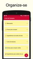 Lista de compras Cartaz