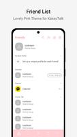 LovelyPink－KakaoTalk Theme 截图 1