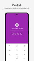 MaterialPurple－KakaoTalk Theme capture d'écran 3