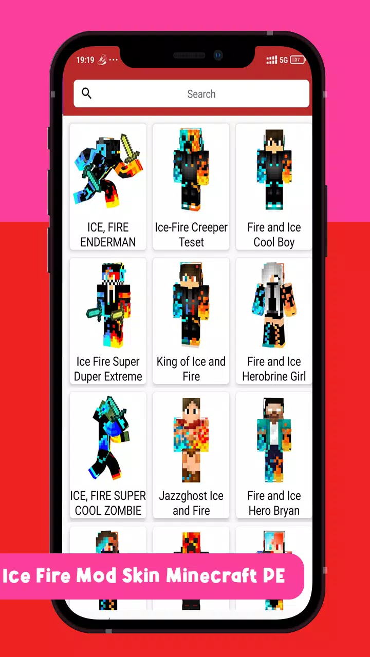 Fire & Ice Herobrine girl