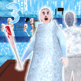 Frozen Granny Ice Queen Scary