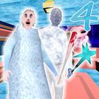 Frozen Granny Scary  Ice Queen icon