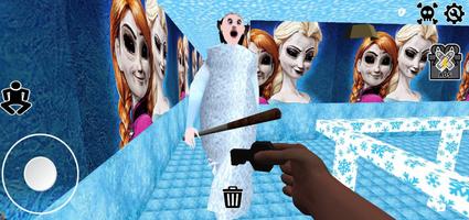 Frozen Granny Scary  Ice Queen poster