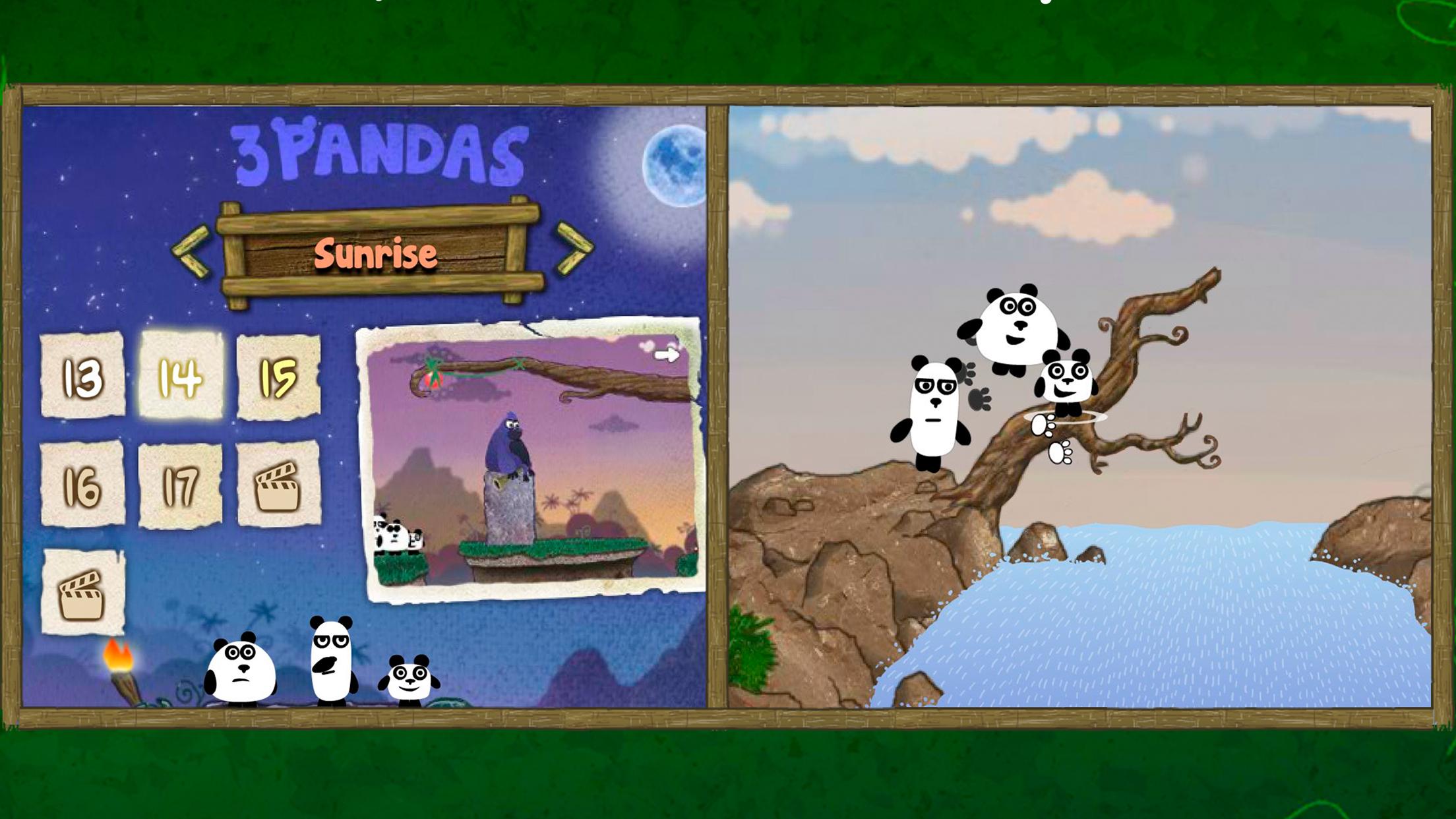 3 pandas 2 night