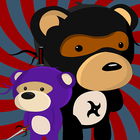 Ninja Bear: Slingshot Shooter icône