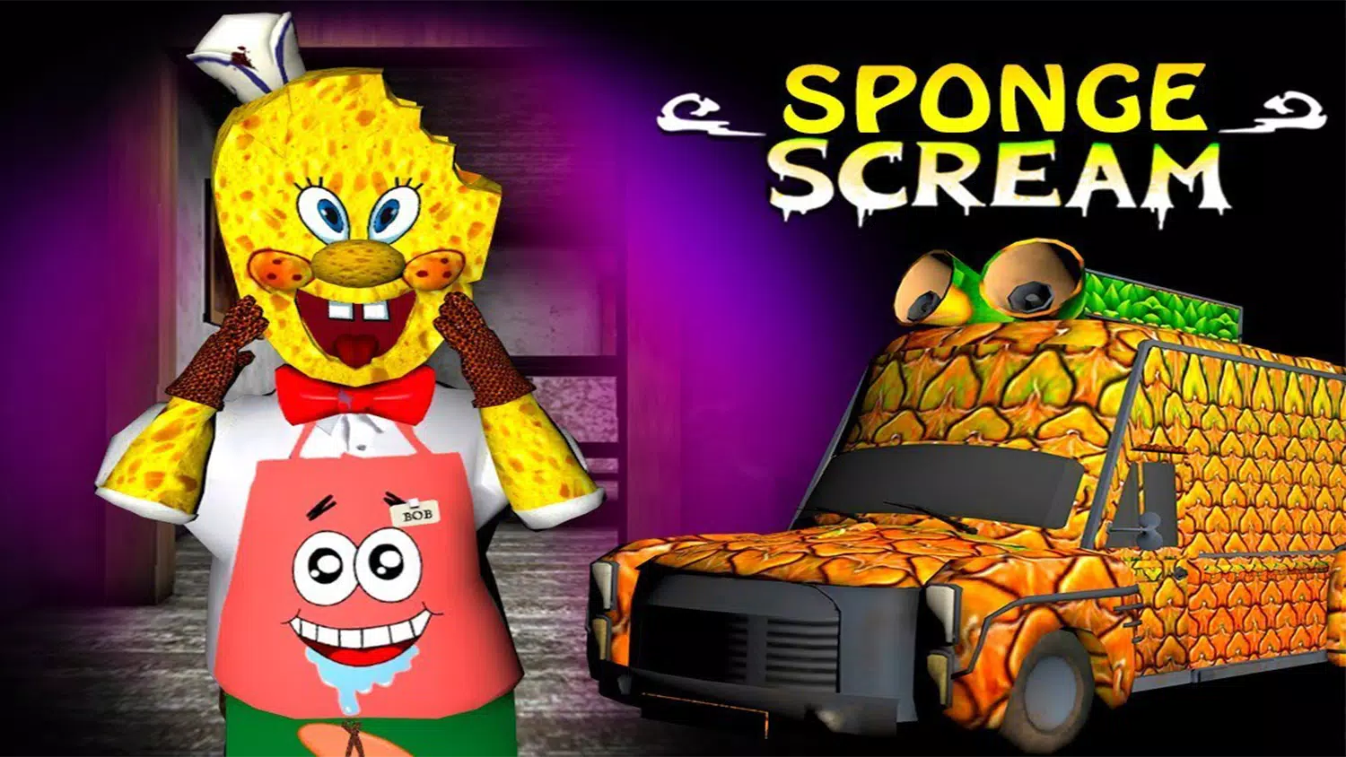 Hello Sponge Ice Scream 2 - Horror Neighbor Game for Android