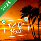 Edit photos, Images with text icon