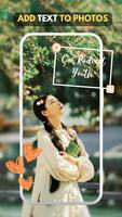 Edit photos, Images with text poster