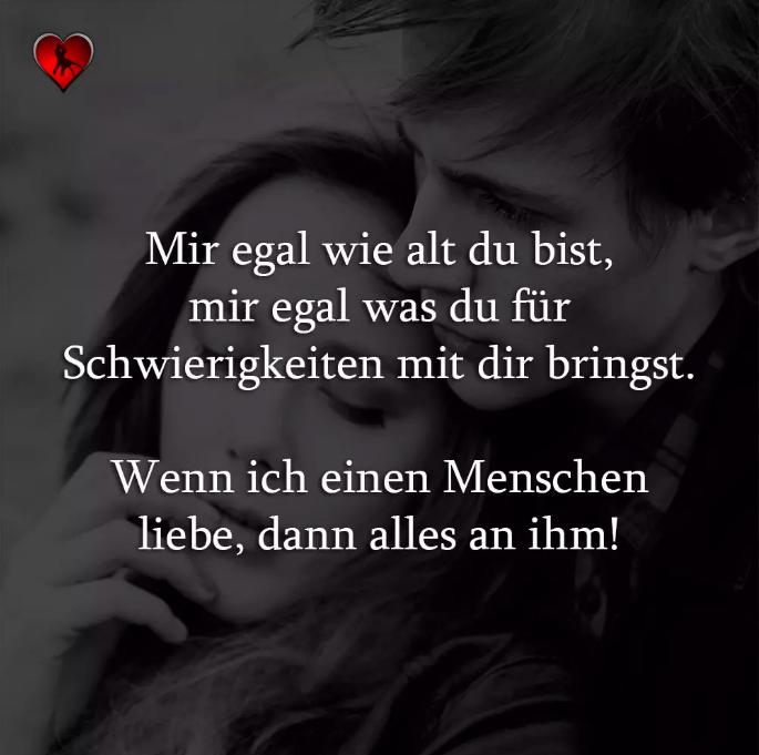 Über alles dich sprüche lieb Liebe dich