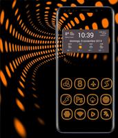 Orange - icon packs NEON Light capture d'écran 2