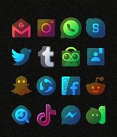 Colorful Transparent Icon Pack capture d'écran 2