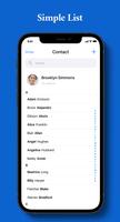 Contacts iOS 16 скриншот 1