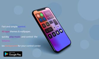 iOS Control Center plakat