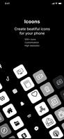 IconChic - Black Icon Pack Affiche