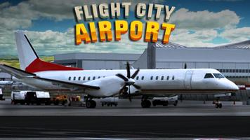 Flight City Airport Affiche