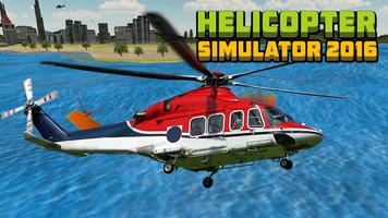 Helicopter Simulator 2016 الملصق