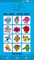 Mr. Men Little Miss LockScreen Affiche