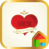 I Love You Dodol Luncher Theme simgesi
