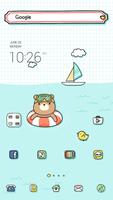 Kkomi_Sea dodol launcher theme poster