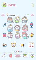 kkukka dodol launcher theme 海报