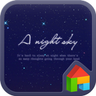 Night Sky Dodol Luncher theme ikon
