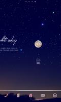Night Sky Dodol Luncher theme captura de pantalla 3