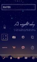 Night Sky Dodol Luncher theme penulis hantaran