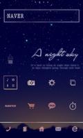 Night Sky Dodol Luncher theme پوسٹر