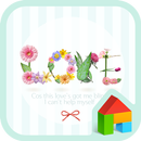 Flowertxt dodol launcher theme APK