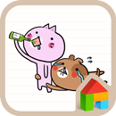 쪼커쿠키(멍멍이되는법) 도돌런처 테마 APK