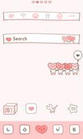 love pink dodol launcher theme imagem de tela 3