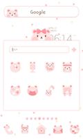 1 Schermata PinkBear dodol launcher theme