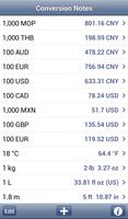 Currency & Unit Conversion Notes постер