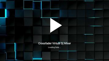 Crossfader Virtual Dj Mixer Plakat
