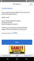 Net Check In - Ganley Westside Subaru скриншот 2