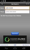 Net Check In - Ogden Clinic capture d'écran 1
