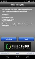 Net Check In - Ogden Clinic capture d'écran 2