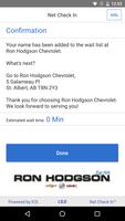 Ron Hodgson Chevrolet Check In screenshot 2