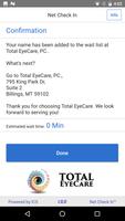 Net Check In - Total EyeCare Ekran Görüntüsü 2