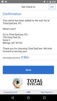 Net Check In - Total EyeCare captura de pantalla 2