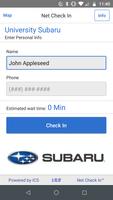 Net Check In University Subaru screenshot 1
