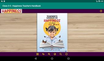 3rd to 5th : TEACHER'S HANDBOOK FOR HAPPINESS Cartaz