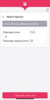 TAVR Sizing Screenshot 1