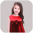 Baby girl frock design 아이콘