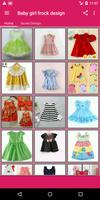 پوستر Baby girl frock design