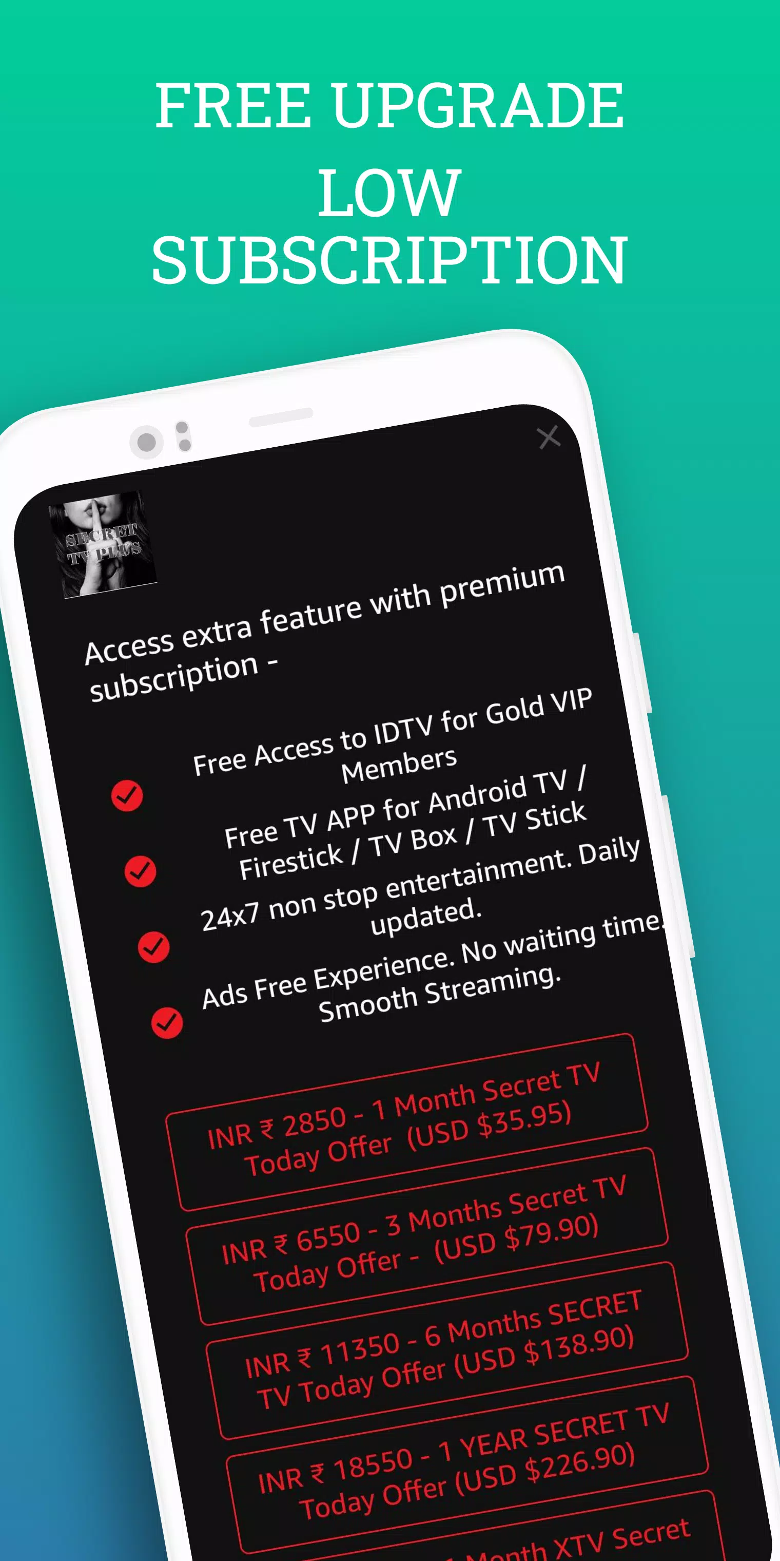 Free TV APP for PRIME MEMBERS – Club ID57